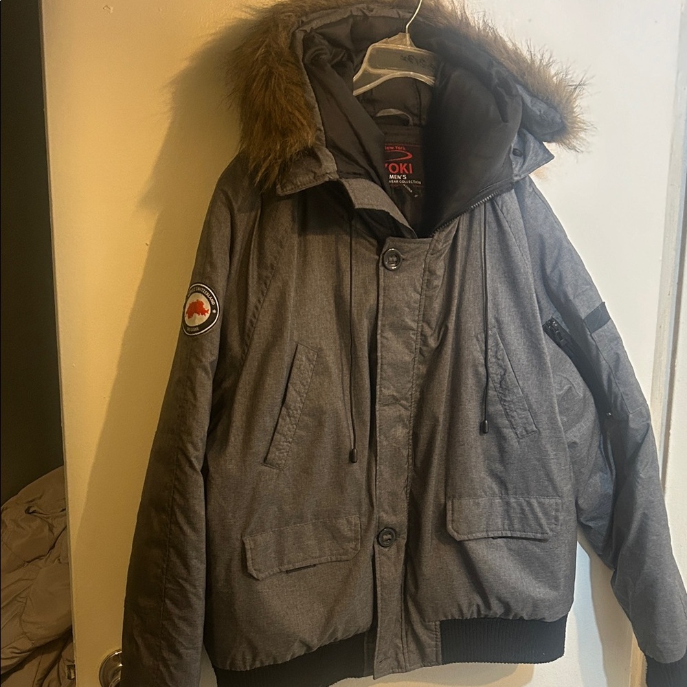 Yoki Men's Black Outerwear Collection Jacket